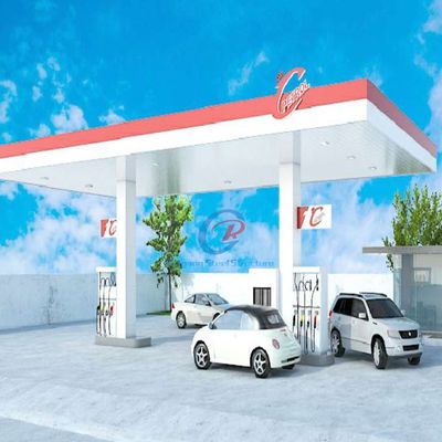 ساختار فولاد مدرن ایستگاه بنزین فولاد پیش ساخته فضاپیما