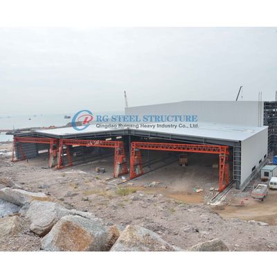 ساختمان کارگاه ساختمانی فولادی چند دامنه