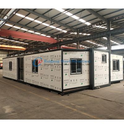خانه کانتینری مدرن 20 فوت قابل گسترش دفتر پیش ساخته خانه کانتینری با 1 اتاق خواب