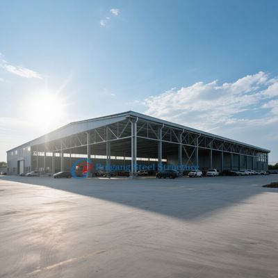 انبار سازه فولادی Q355B برای تأسیسات صنعتی