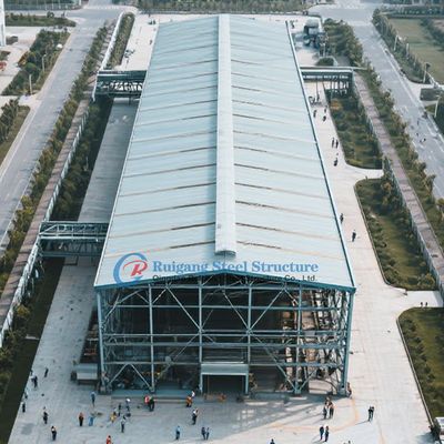 انبار ساختاری فولادی سفارشی با دسترسی به جرثقیل پل