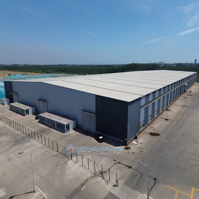 ساختار فولادی ماژولار انبار قابل سفارشی سبک وزن دوام