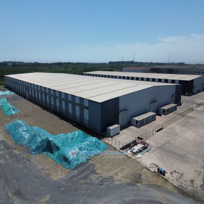 انبار سازه فولادی سفارشی با فونداسیون بتنی