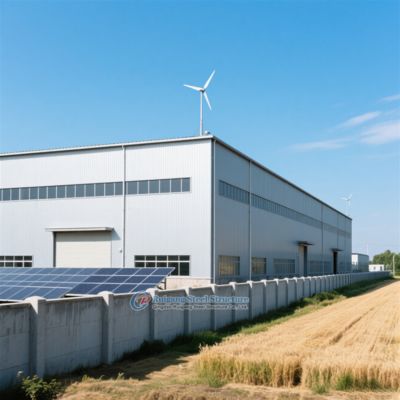 انبار ساختاری فولادی سفارشی با پایان گالوانیزه یا رنگ آمیزی