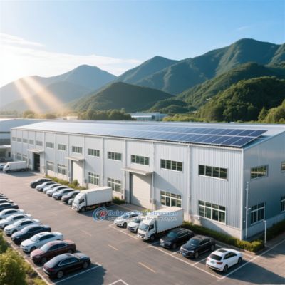 انبار سازه فولادی سفارشی پیش‌ساخته با مقطع H برای انبارداری