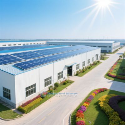 ساختمان فولادی سفارشی انبار سبک سبک طراحی مدرن