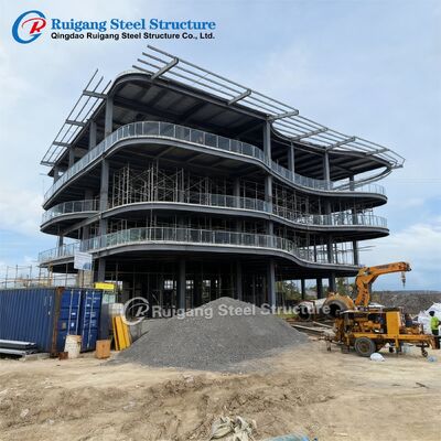 ساختمان فولادی مدرن چند طبقه ساختمان اداری پیش ساخته هتل
